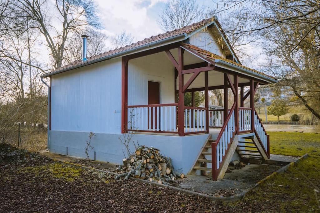 Le Chalet Du Bout Du Monde, En Bord De Riviere ! Grez-sur-Loing Kültér fotó