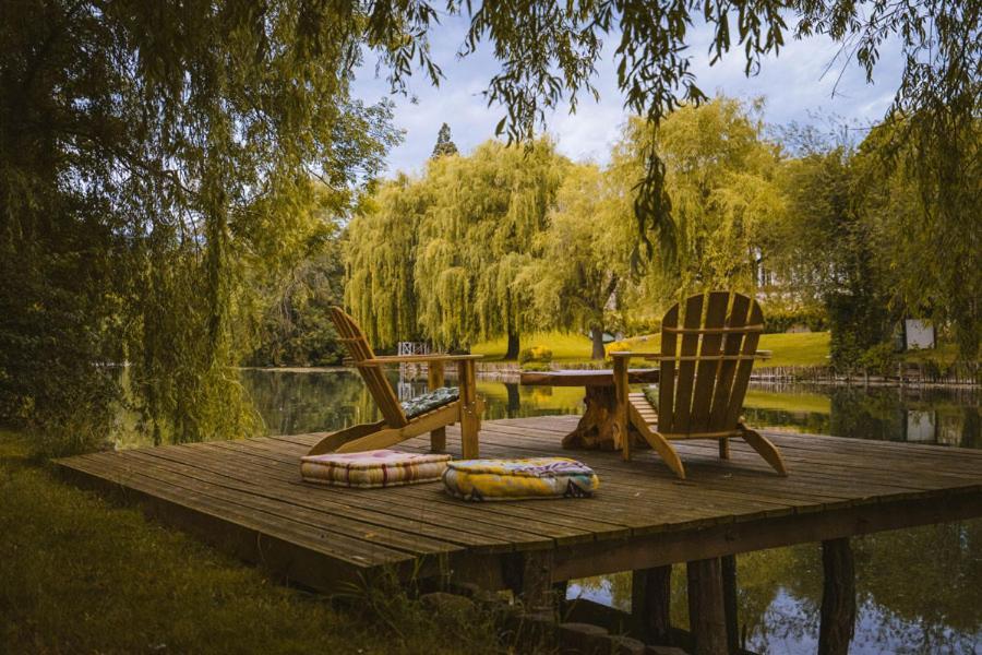 Le Chalet Du Bout Du Monde, En Bord De Riviere ! Grez-sur-Loing Kültér fotó